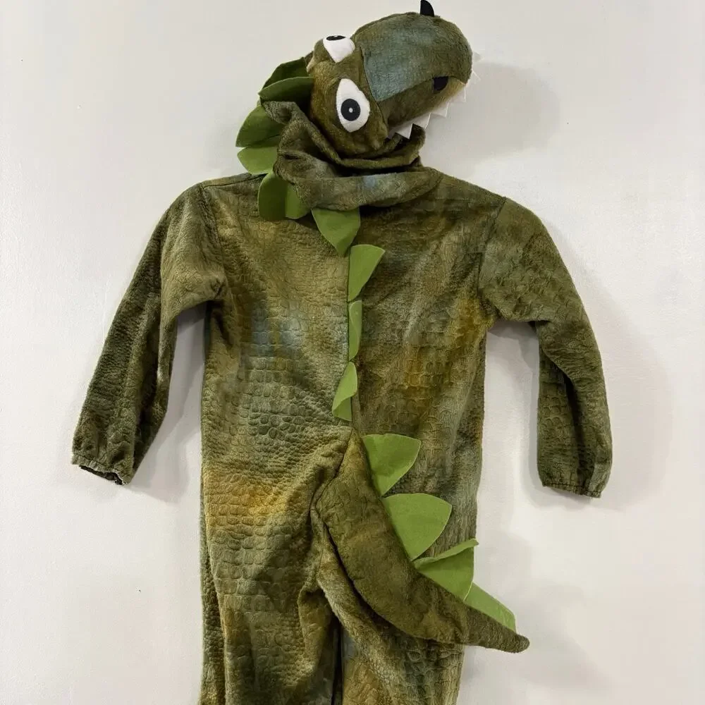 Rubies Roarin Rex Dinosaur Costume Kids 3-4T Green Plush T-Rex Halloween